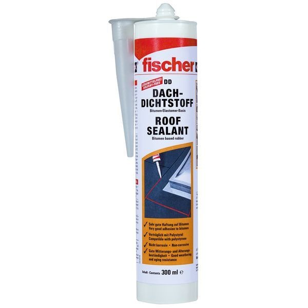 Fischer Dach-Dichtstoff DD 310 schwarz, 053127
