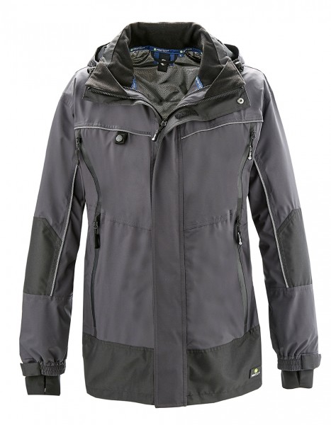 4PROTECT® Wetterschutz-Jacke PHILLY grau/schwarz, 3307