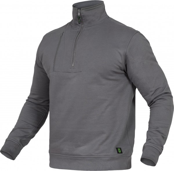 Leibwächter Flex-Line, Zip-Sweater grau FLEXR07