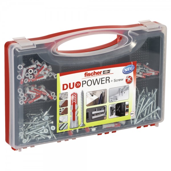 fischer redbox DuoPower + Schrauben, 210-tlg, 536091