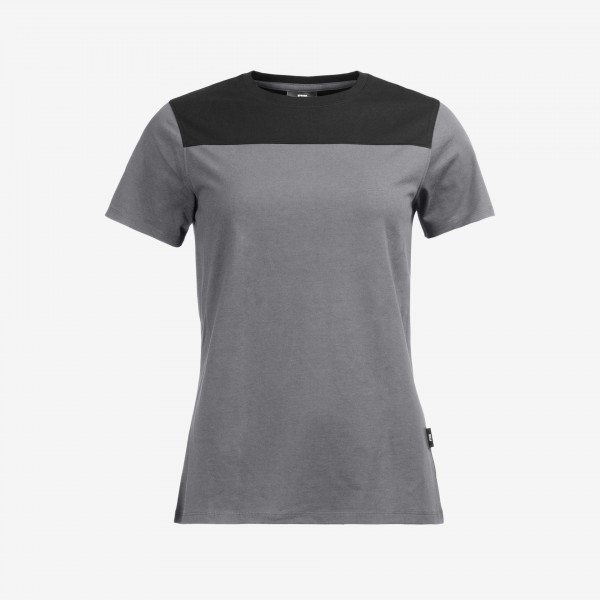 FHB KIRA T-Shirt Damen, grau-schwarz, 822210-1120