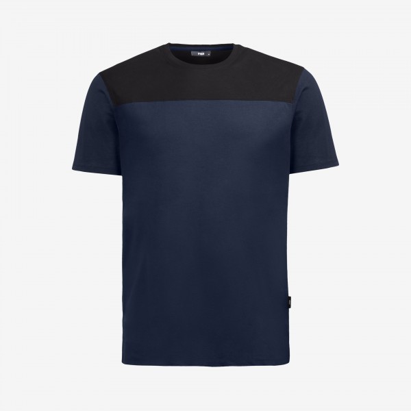 FHB KNUT T-Shirt Herren, marine-schwarz, 822200-1620
