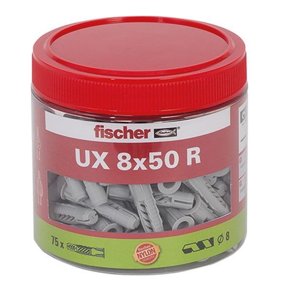 Fischer Universaldübel UX 8x50 R Dose (75), 531026