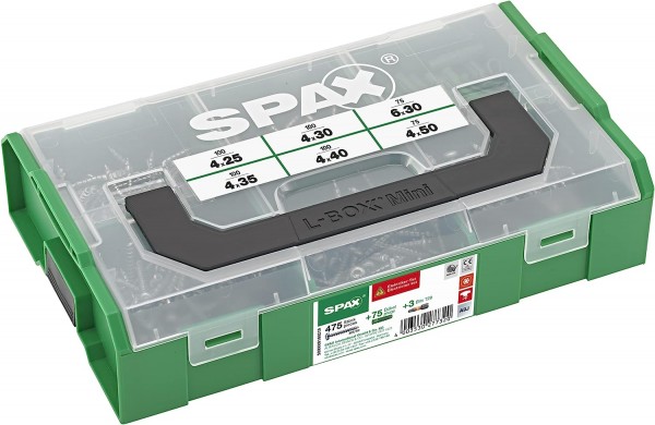 SPAX® Montagekasten L-BOXX-Mini Elektriker-Set 5000009160219