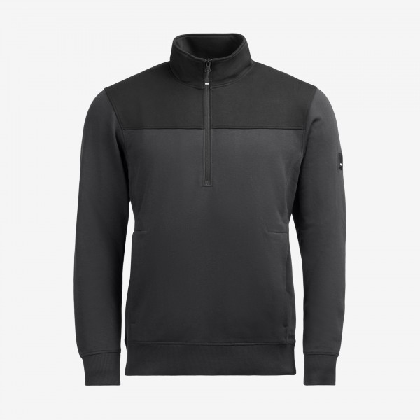 FHB ROB Zip-Sweatshirt, anthrazit-schwarz, 821120-1220