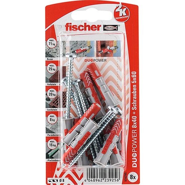 Fischer DUOPOWER 8x40 S PH K (8), 535255