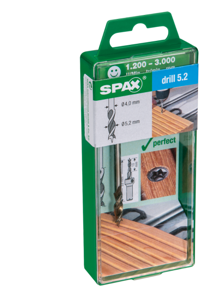 SPAX® Bohrer 5,2 mm, für Holzdielen auf Aluminium - 5009409875005