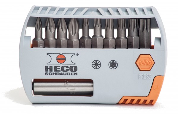 HECO-Bitbox-Selector, Pozi- und T-Drive, 11-tlg., 46953