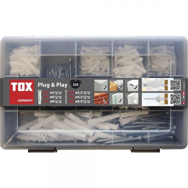 TOX Standardsortiment Plug &amp; Play, 320 tlg., 01190101