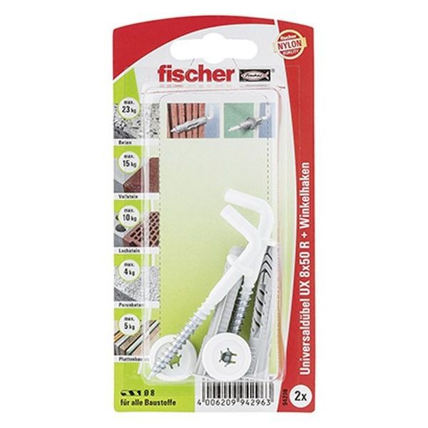 Fischer Universaldübel UX 8x50 WH N K (2), 094296