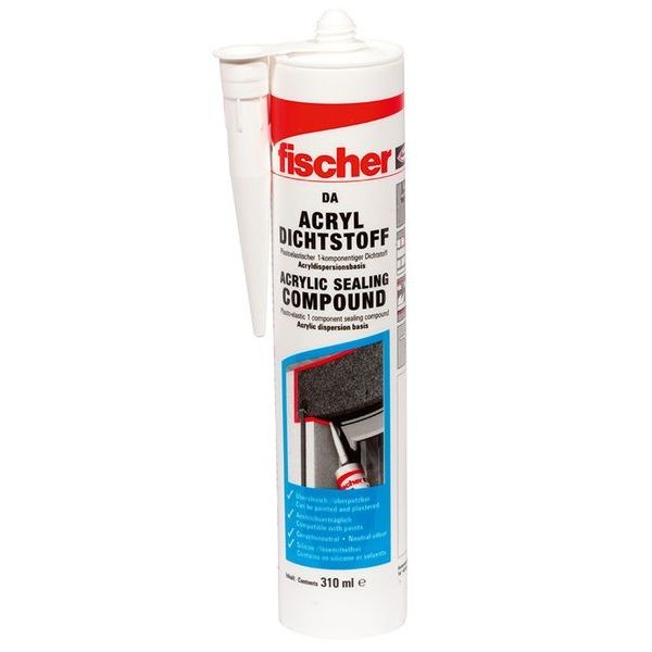 Fischer Acryldichtstoff DA 310 weiß, 053110