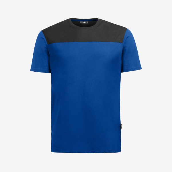 FHB KNUT T-Shirt Herren, royalblau-schwarz, 822200-3620