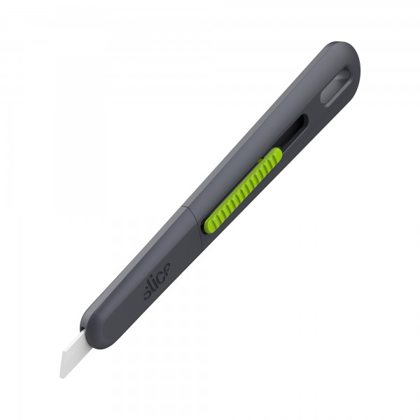 SPG® SLICE® Schmaler Stift-Cutter automatischer Klingenrückzug, 7909 schwarz