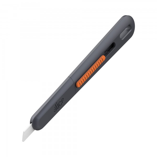 SPG® SLICE® Schmaler Stift-Cutter manuelle Klingenverstellung, 7910 schwarz/orange