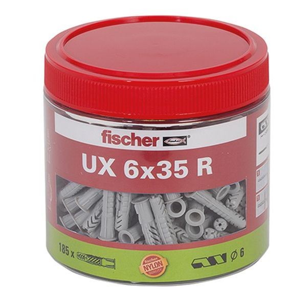 Fischer Universaldübel UX 6x35 R Dose (185), 531027