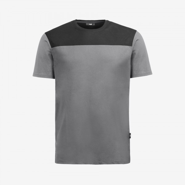FHB KNUT T-Shirt Herren, grau-schwarz, 822200-1120