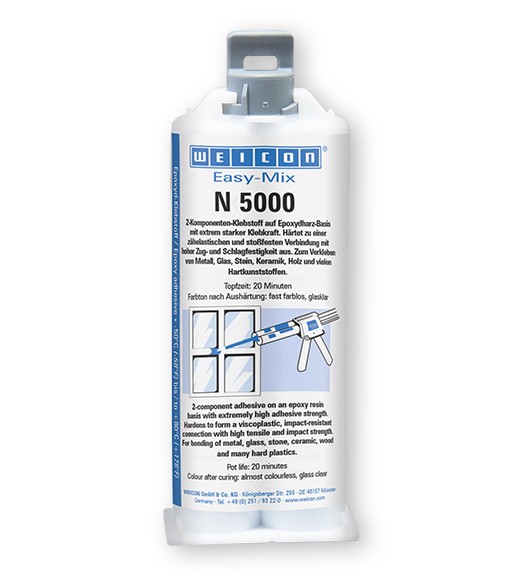 WEICON Easy-Mix N 5000 50 ml Epoxyd-Klebstoff, 10650250