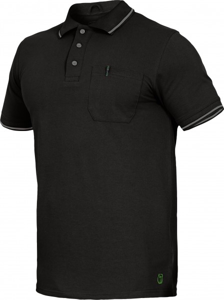 Leibwächter Flex-Line, Polo-Shirt schwarz FLEXU05