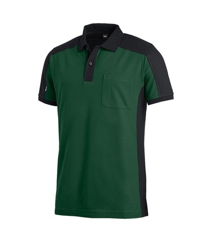 FHB Polo-Shirt KONRAD 91490 2520-grün-schwarz