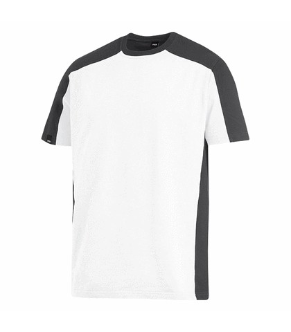 FHB T-Shirt, zweifarbig MARC 90690 1012-weiß-anthrazit