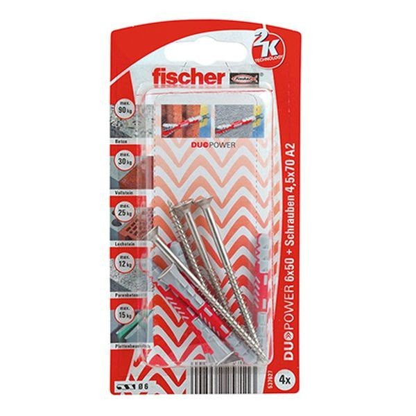 Fischer DUOPOWER 6x50 S A2 K (4), 537627