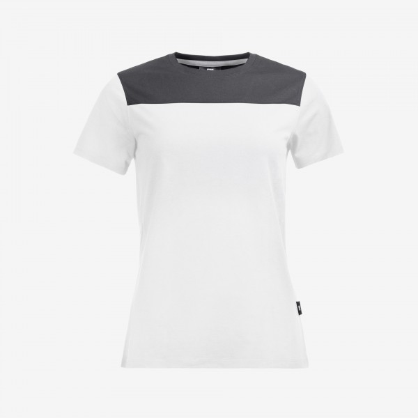 FHB KIRA T-Shirt Damen, weiß-anthrazit, 822210-1012