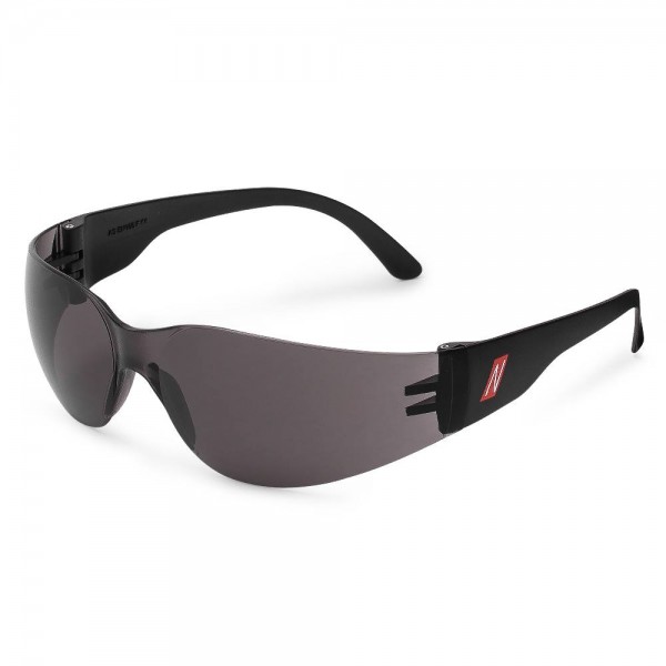NITRAS VISION PROTECT BASIC, Schutzbrille, schwarz, Sichtscheiben sehr dunkel, EN 166