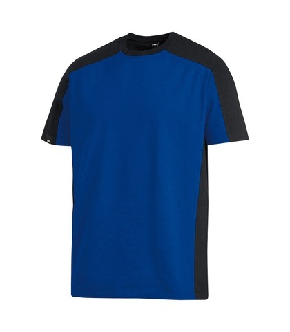 FHB T-Shirt, zweifarbig MARC 90690 3620-royalblau-schwarz