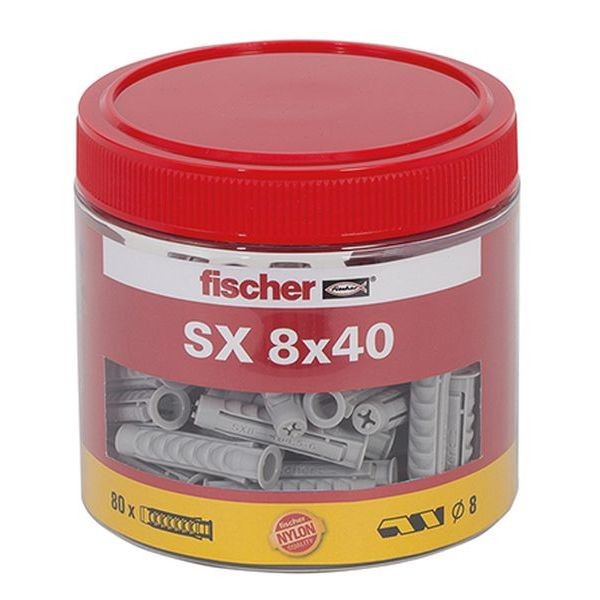 Fischer Dübel SX 8x40 Dose (80), 531029