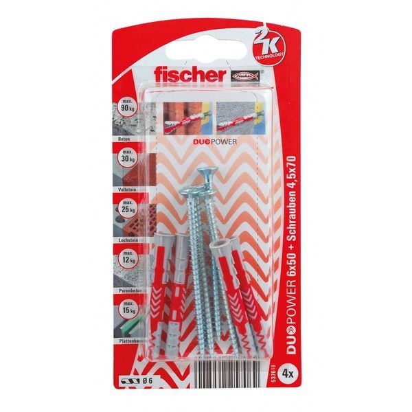 Fischer DUOPOWER 6x50 S K (4), 537618