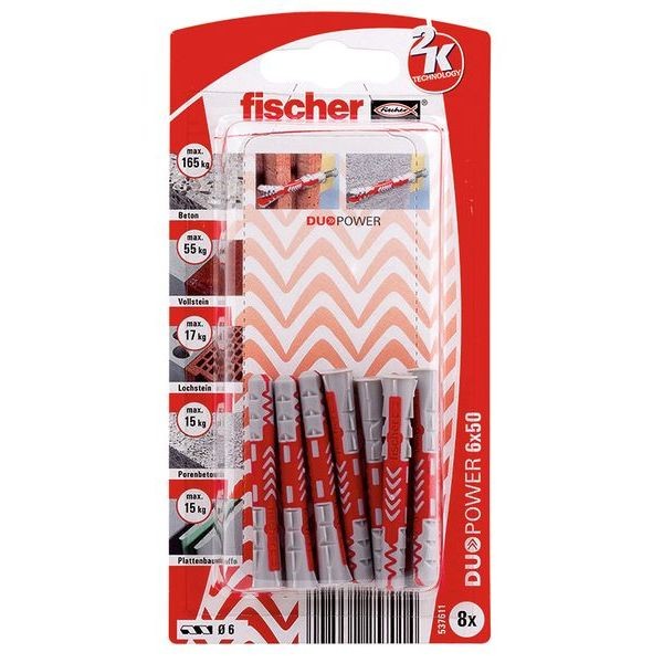Fischer DUOPOWER 6x50 K (8), 537611