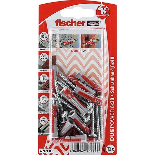 Fischer DUOPOWER 6x30 S PH K (12), 535254