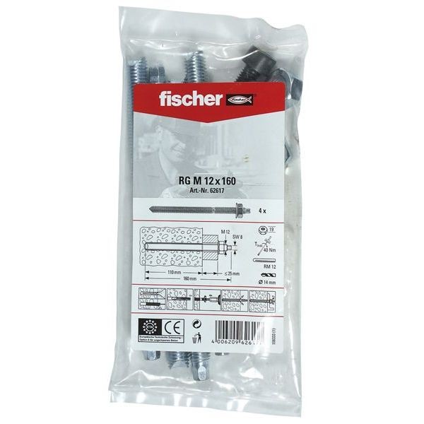 Fischer Ankerstange RG M12x160 B (4), 062617