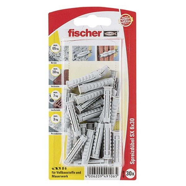 Fischer Dübel SX 6x30 K (30), 049106