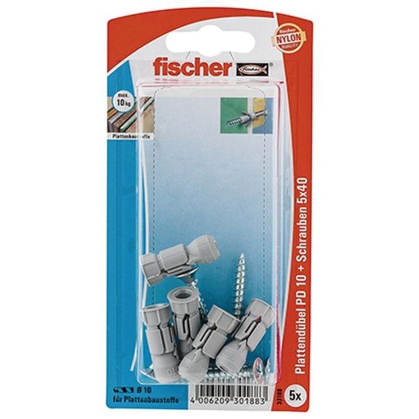 Fischer Plattendübel PD 10 S K (5), 030188