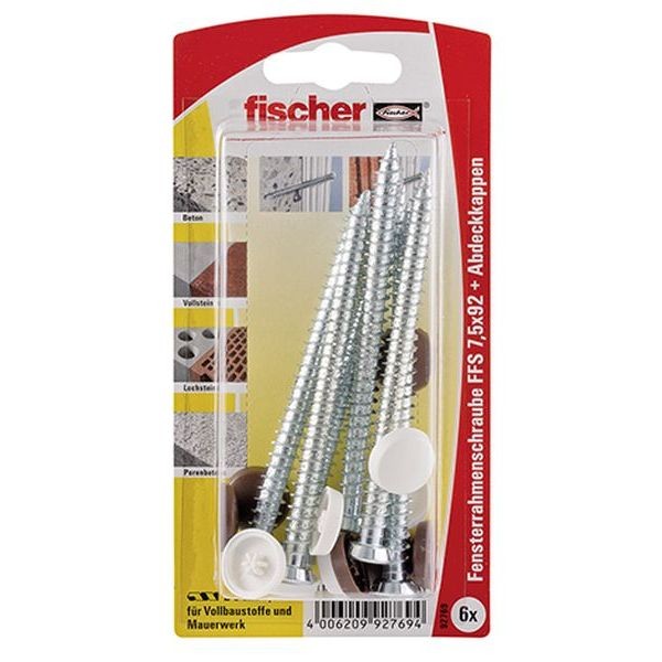 Fischer Fensterrahmenschraube FFS 7,5x92 K (6), 092769